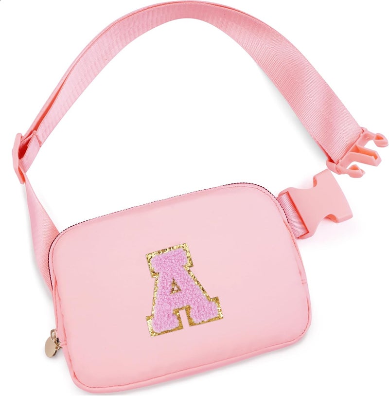 Uygafly Gifts for Girls 3 4 5 6 7 8 9 10 11 12 Year Old Teens Kids Daughter Sister Gifts for Women Her - Fanny Pack Belt Bag Cute Stuff for Girls Women Teen Trendy Crossbody Bags | Peach,A - Image 1